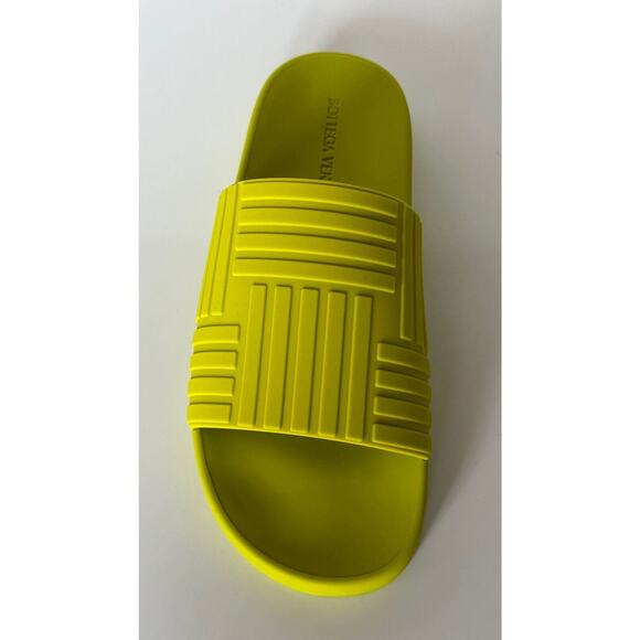 New $420 Bottega Veneta Men\'s Rubber Kiwi Slides Sandals 13 US (46 Euro) 690105 main image 8